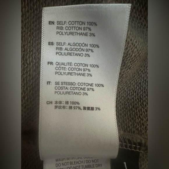 John Elliot Crew Neck Brown 100% Cotton Sweater size 1 - Picture 7 of 9